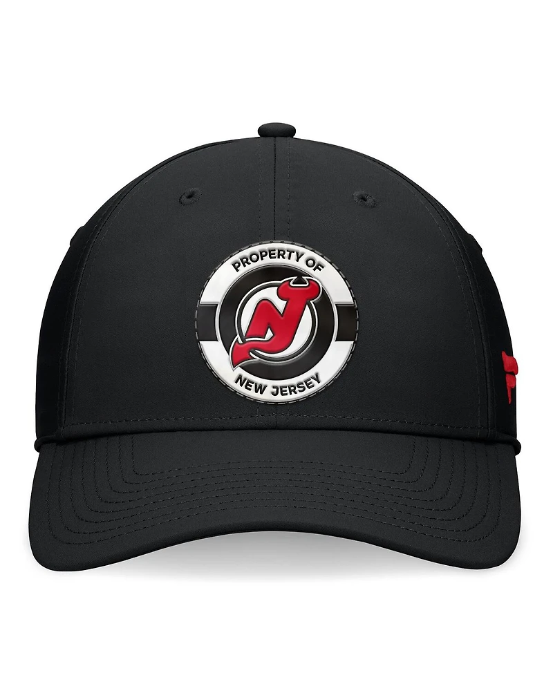 Fanatics Men's Black New Jersey Devils Authentic Pro Training Camp Flex Hat