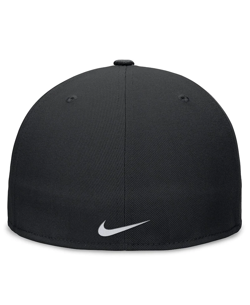 Nike Men's Black Chicago White Sox Evergreen Performance Fitted Hat