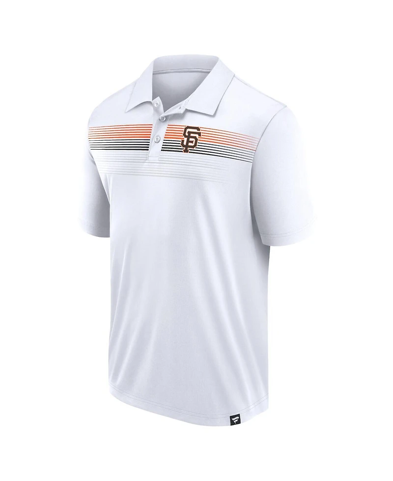 Fanatics Men's White San Francisco Giants Victory For Us Interlock Polo