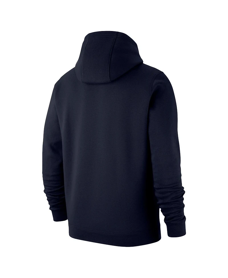 Nike Men's Navy Virginia Cavaliers Vintage Football Club Fleece Pullover Hoodie