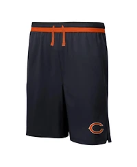 Outerstuff Men's Navy Chicago Bears Cool Down Tri-Color Elastic Training Shorts