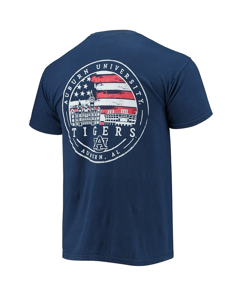 Image One Men's Navy Auburn Tigers Campus Americana T-Shirt