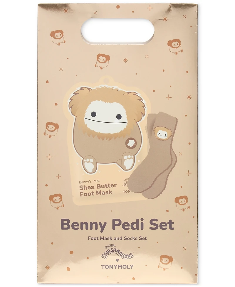 Tonymoly x Squishmallows 2-Pc. Benny Pedi Set