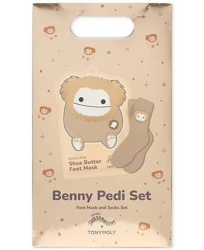 Tonymoly x Squishmallows 2-Pc. Benny Pedi Set