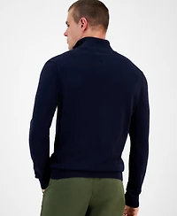 Tommy Hilfiger Men's Quarter-Zip Pullover Knit Sweater