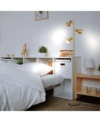 Ethan 65.5" Led Tree Floor Lamp with Adjustable Rotating Heads