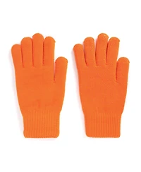 Muk Luks Men's Unisex Heat Retainer Gloves, Blaze, One