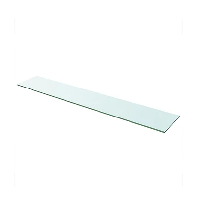 Shelf Panel Glass Clear 43.3"x7.9"