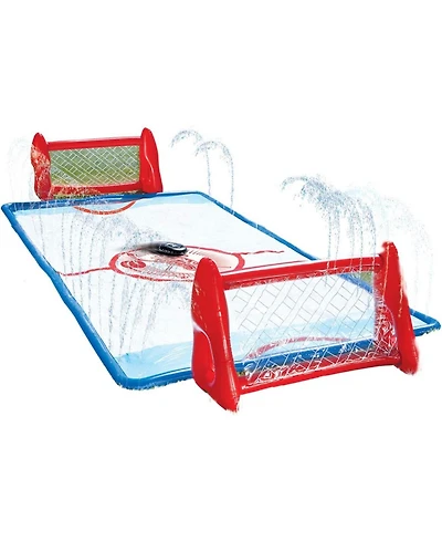 Wham-o Slip N Slide Water Knee Hockey Goals Set for Lawn Backyard