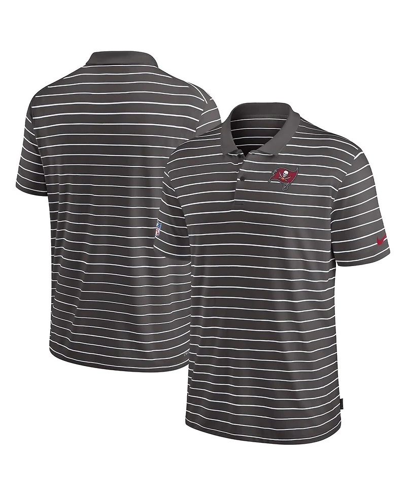 Nike Men's Pewter Tampa Bay Buccaneers Sideline Lock Up Victory Performance Polo