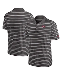 Nike Men's Pewter Tampa Bay Buccaneers Sideline Lock Up Victory Performance Polo