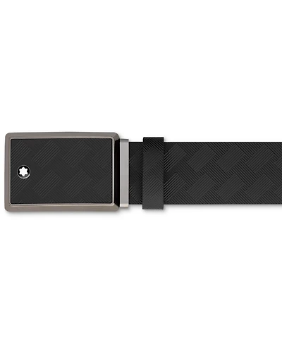 Montblanc Men's Extreme 3.0 Leather Rectangular Buckle Belt