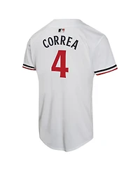 Nike Big Boys and Girls Carlos Correa White Minnesota Twins Home Game Player Jersey