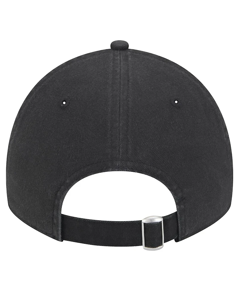New Era Men's and Women's Black New York Liberty Core Logo 9TWENTY Adjustable Hat