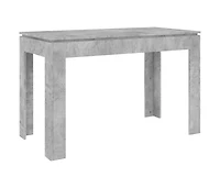 vidaXL Dining Table Concrete Gray 47.2"x23.6"x29.9" Engineered Wood