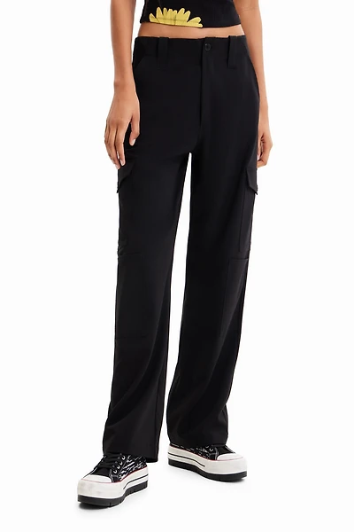 Desigual Women's Flowy cargo trousers