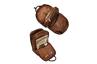 Large Leather Backpack with Thick Top Handle internal 15in Laptop bag Victoria Hyde Cowboy