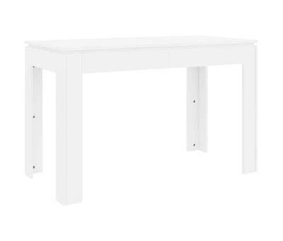 vidaXL Dining Table White 47.2"x23.6"x29.9" Engineered Wood