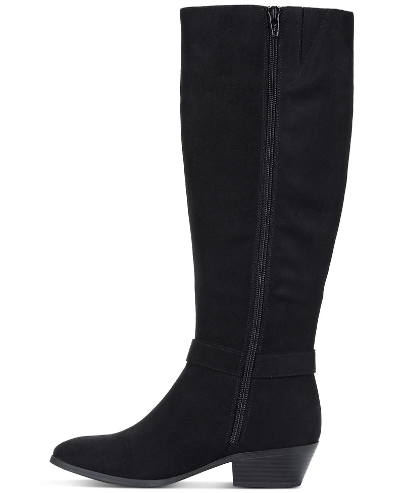 Style & Co Women's Omahaa Western Belt Boots, Created for Macy's
