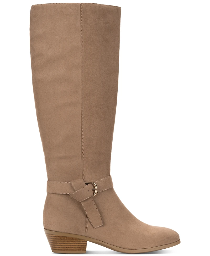 Style & Co Women's Omahaa Western Belt Boots, Created for Macy's