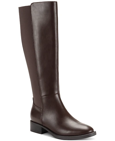 Style & Co Women's Eloisee Flat Tall Boots, Created for Macy's