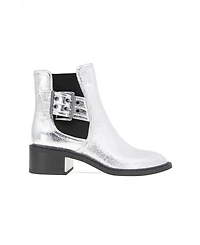 BCBGeneration Women's Bovee Buckle Detail Booties