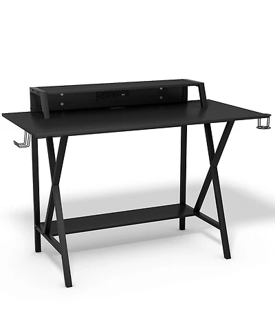 Skonyon All-in-One Professional Gaming Desk with Cup and Headphone Holder