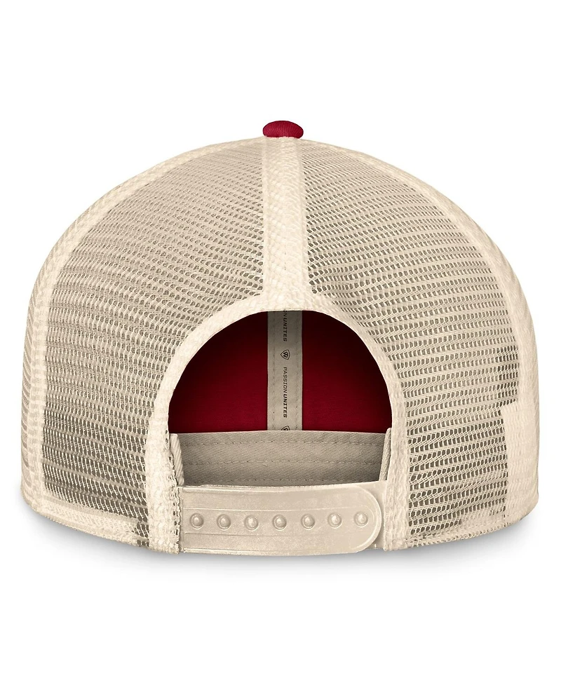 Top of the World Men's Cardinal Arkansas Razorbacks Heritage Waylon Trucker Adjustable Hat