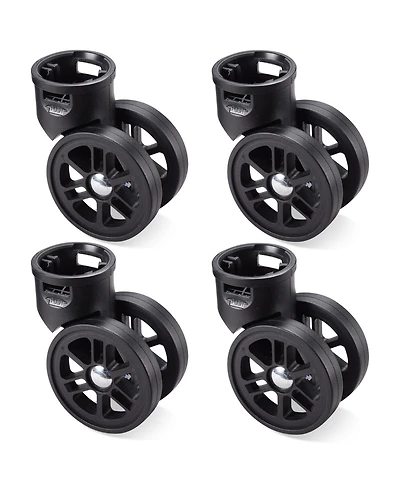 Byootique 4Pcs 2" Swivel Replacement Wheel 360 Degree Rotate Caster for Makeup Case
