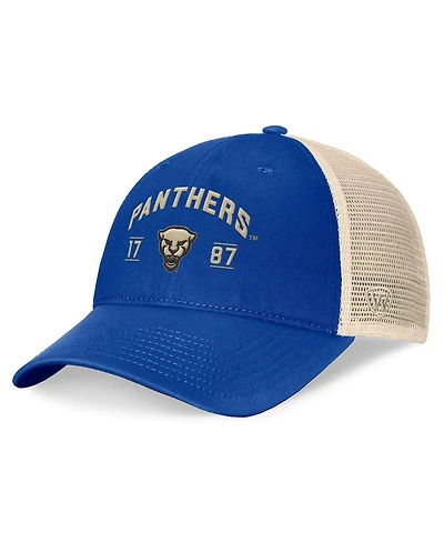 Top of the World Men's Royal Pitt Panthers Heritage Waylon Trucker Adjustable Hat