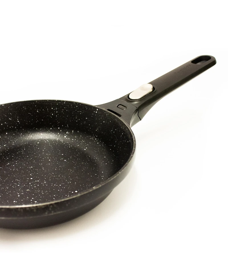 BergHOFF Gem 8" Nonstick Fry Pan, Detachable Handle, Black