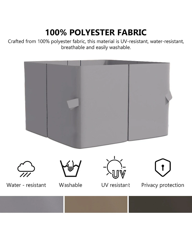 Aoodor Gazebo Curtain Replacement