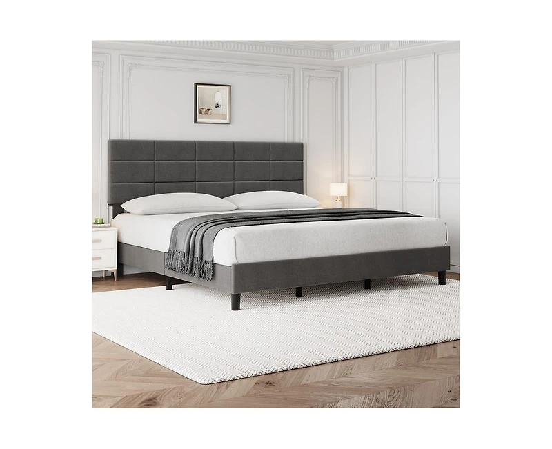 gaomon Queen Bed Frame with Headboard