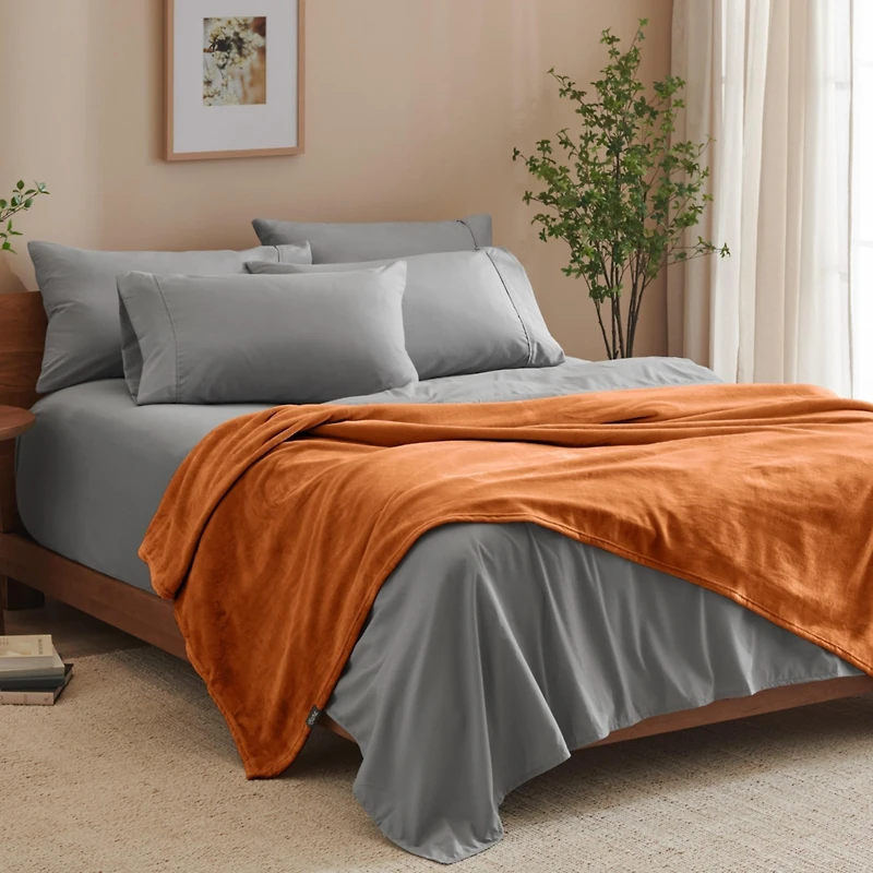 Bare Home Fleece Microplush Twin/Twin Xl Blanket