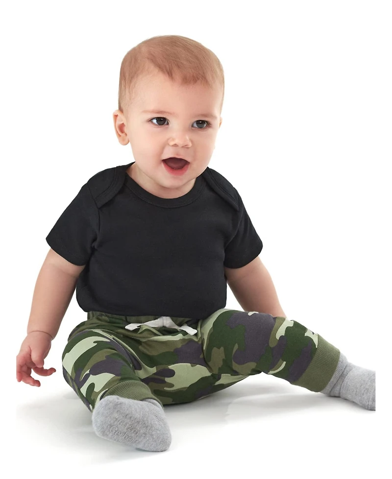 Gerber Baby Boys Camo Premium Joggers, 3-Pack