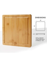 Cowin Small Cheese Board Set with Knife