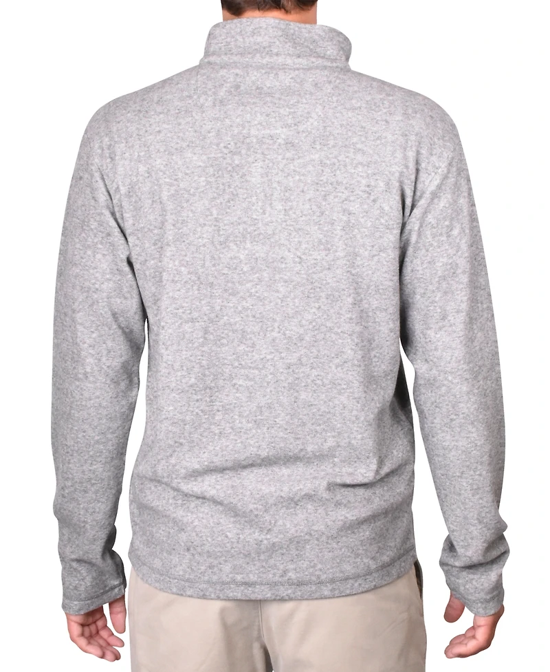 Vintage 1946 Men's Soft-Brushed Knit Quarter-Zip Sweater