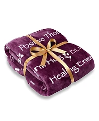 Chanasya Premium Healing Thoughts Prayer Comfort Hugs Sympathy Gift Message Throw Blanket