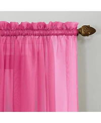 Calypso Sheer Voile Rod Pocket Curtain Panel