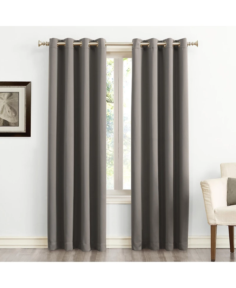 Saxon Energy Saving Blackout Grommet Curtain Panel