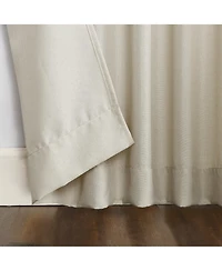 Clifford Heathered Texture Semi-Sheer Tab Top Curtain Panel