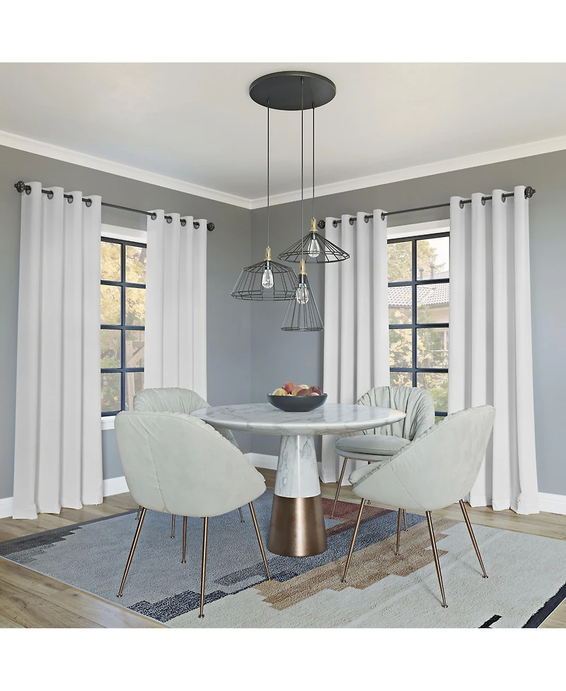 Oslo Theater Grade Extreme 100% Blackout Grommet Curtain Panel