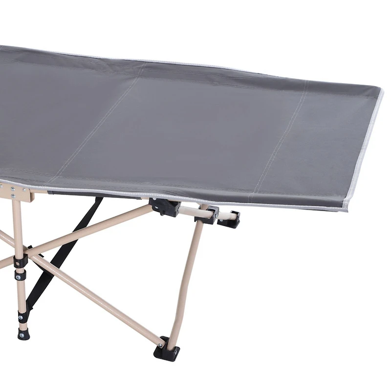 Folding Camping Cot for Adults: Portable Outdoor Sleeping Bed