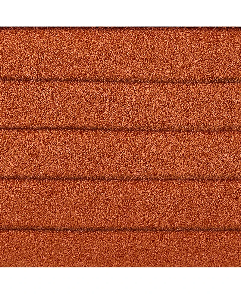 Boucle Teddy Ottoman Storage Bench with Hinge