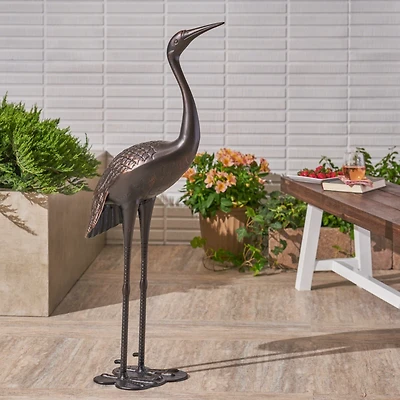 Streamdale Bird Animals Rust Resistant Metal Garden Statue
