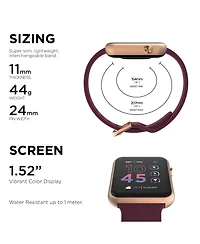 iTouch Air 4 Unisex Silicone Strap Smartwatch 41mm