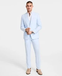 Bar Iii Mens Slim Fit Linen Suit Separates Exclusively At Macys