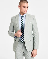 Bar Iii Men's Slim-Fit Linen Suit Jacket