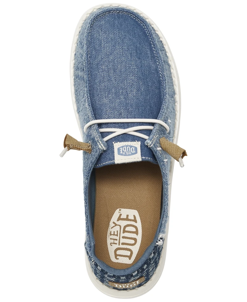 Hey Dude Women's Wendy Crafted Boho Casual Moccasin Sneakers from Finish Line
