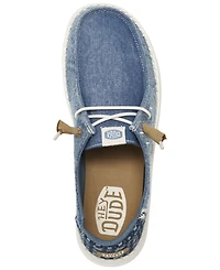 Hey Dude Women's Wendy Crafted Boho Casual Moccasin Sneakers from Finish Line